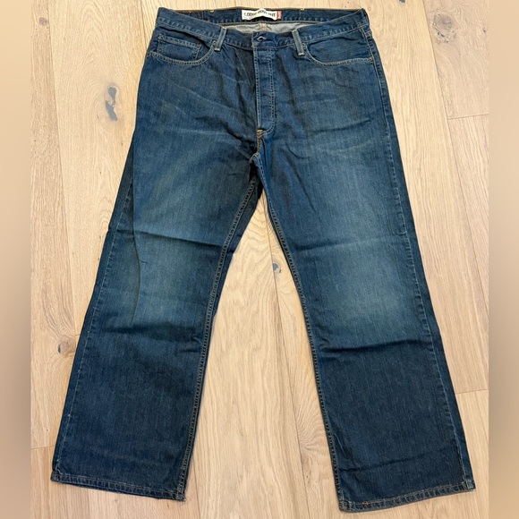 Levi’s Men’s 567 Loose Boot Cut Jeans 38x32 Button Fly NWOT - Picture 2 of 6